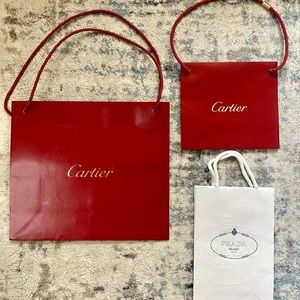 Cartier Shopping Bags